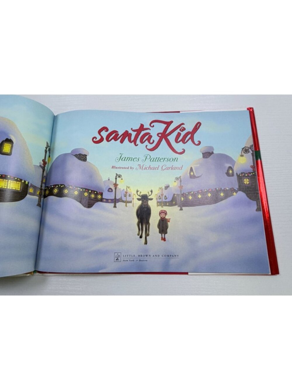 Santa Kid Childrens Christmas Book James Patterson 2004 Hardcover with Poster - Picture 4 of 13